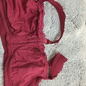 Comfort choice plum color front closure 44C bra